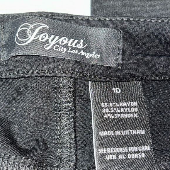 2/$30 Joyous Black Skinny Jeans Size 10 - Picture 5 of 11